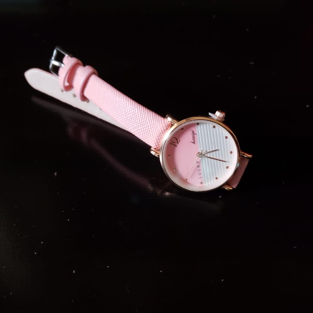 Pink wrist watch women's watch - Picture 2 of 7